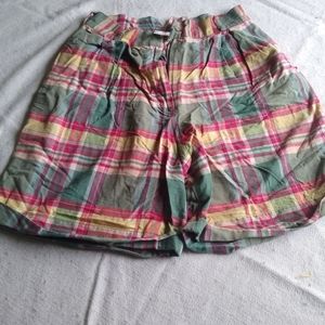 Clifford & Wills Women's Plaid Shorts Medium